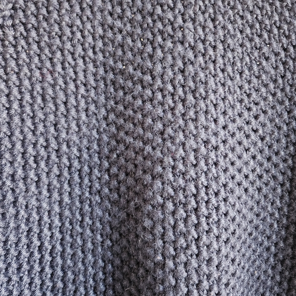 Sandro Navy Chunky Crewneck Sweater - Picture 3 of 11